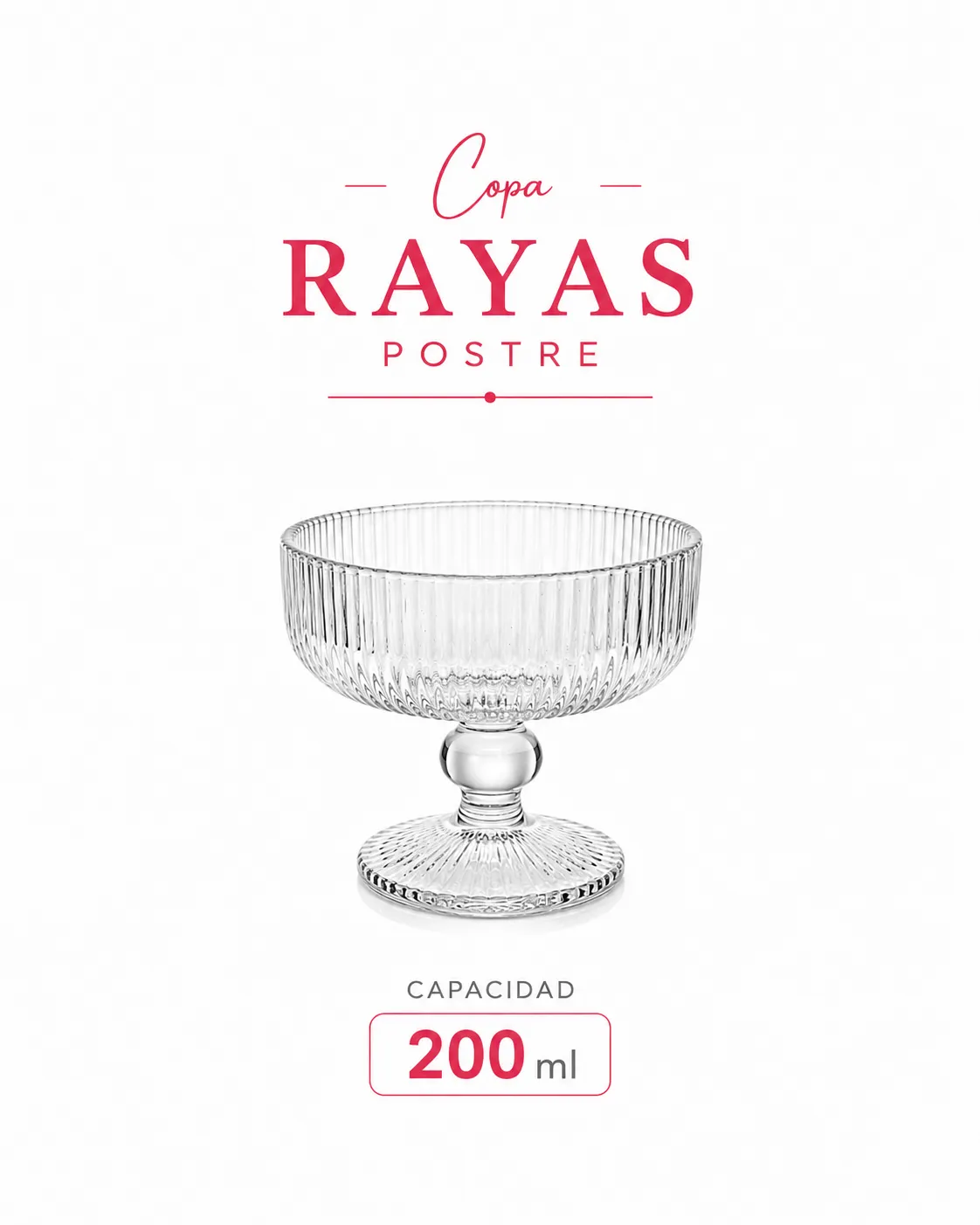 COPA RAYAS POSTRE