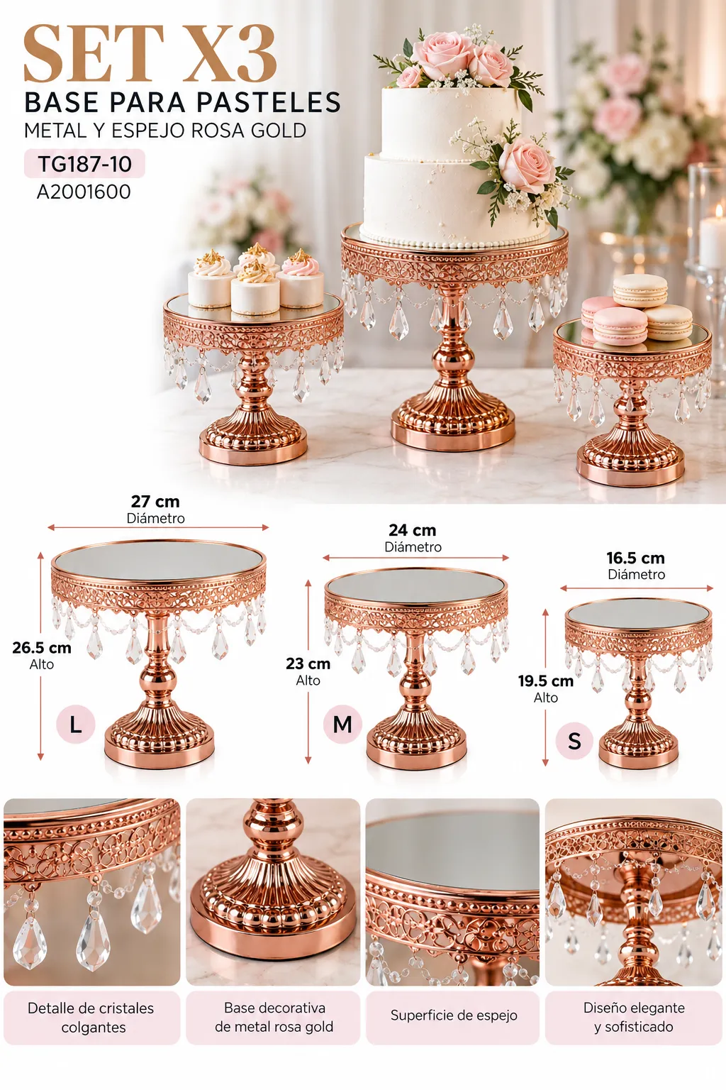KIT DE 3 BASES DE PASTELESSET - imagen 4