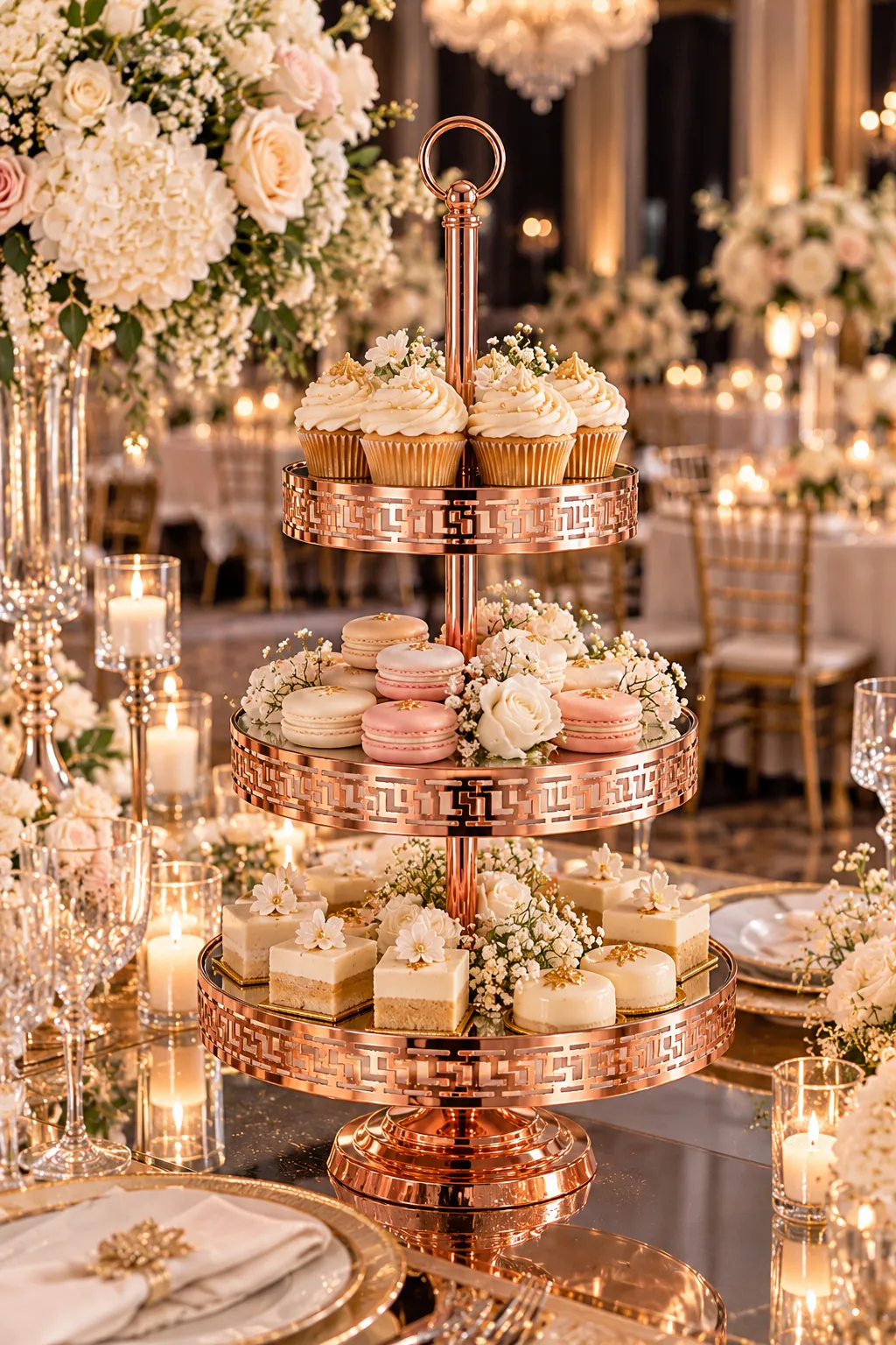 SET DE 3 BASES PARA PASTEL ROSE GOLD
