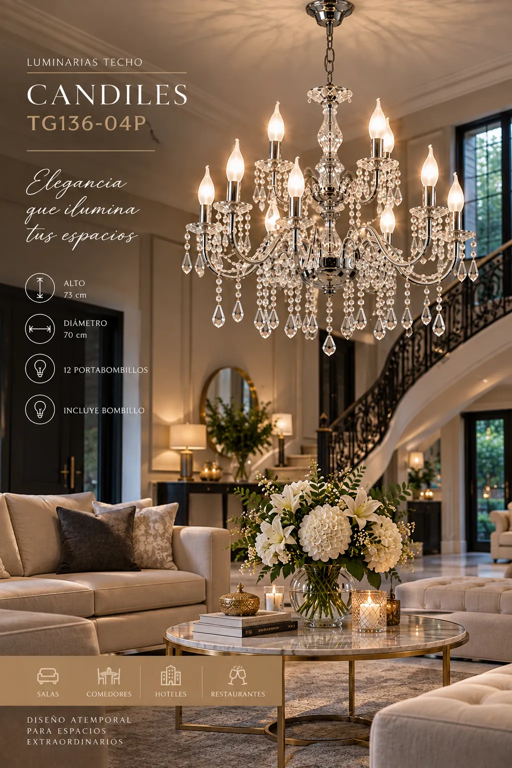 LAMPARA CANDILES - imagen 4